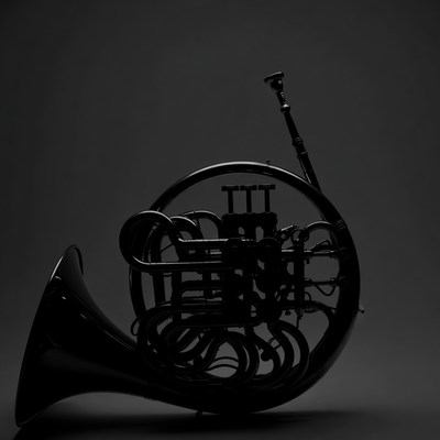 Silhouette French Horn
