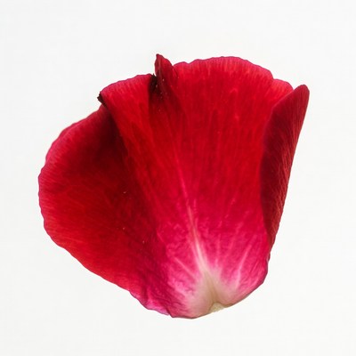 Red Rose Petal Isolated