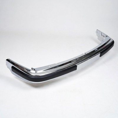 Chrome Car Bumper with Black Trim