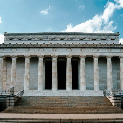 Lincoln Memorial with steps