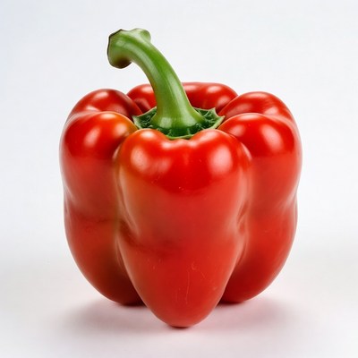 Red Bell Pepper Isolated