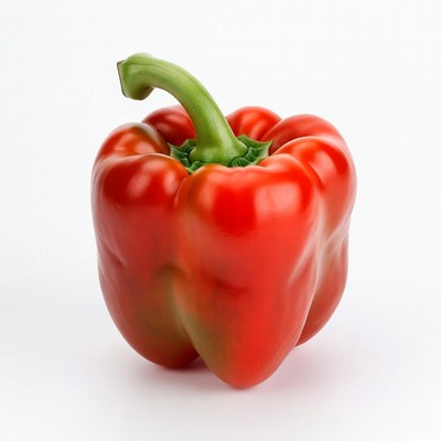 Red Bell Pepper Isolated