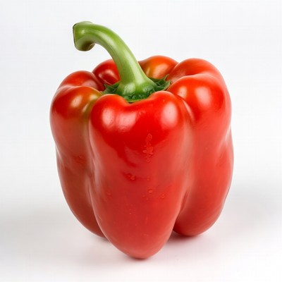 Red Bell Pepper Isolated