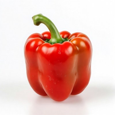 Red Bell Pepper Isolated