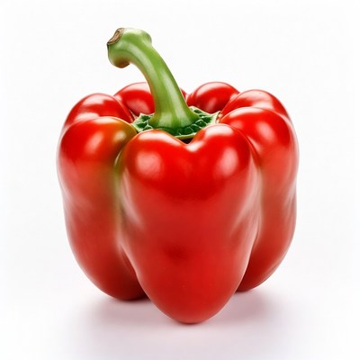 Red Bell Pepper Isolated