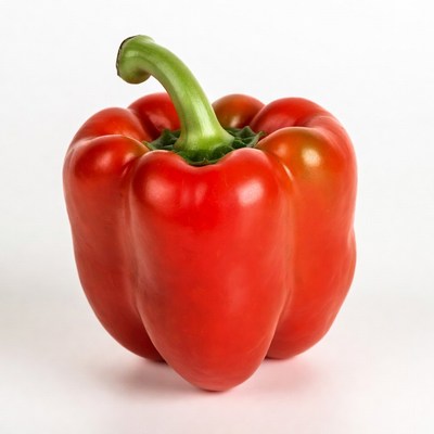 Red Bell Pepper Isolated