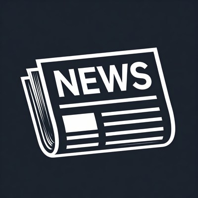 White News Newspaper Icon