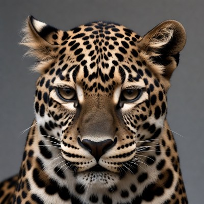 Close-up Jaguar Portrait