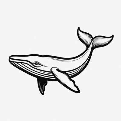 Humpback Whale Illustration