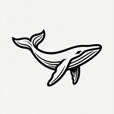Humpback Whale Illustration