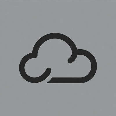 Black Cloud Icon