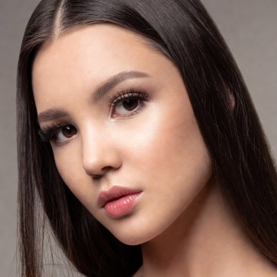 Beautiful Asian woman close-up portrait