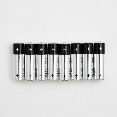 Row of AA Batteries