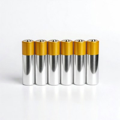 Row of AA Batteries