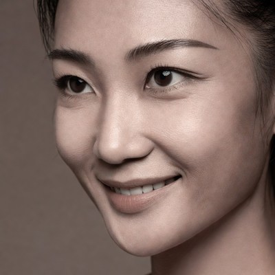 Smiling Asian woman close-up