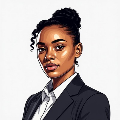 African-American woman in suit