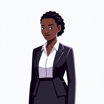 African-American woman in business suit