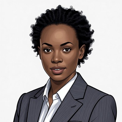 African-American woman in business suit