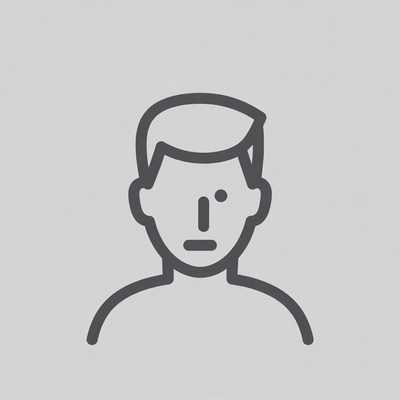 Simple line drawing man silhouette