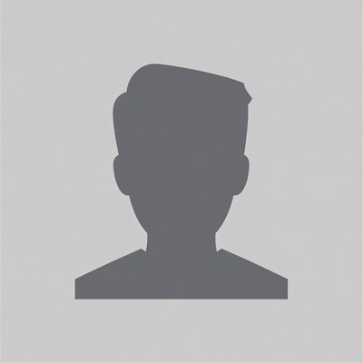 Gray silhouette male profile