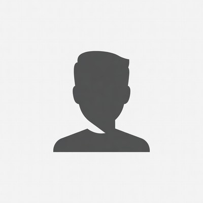 Silhouette male profile icon