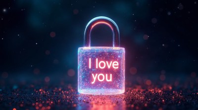 Glowing I Love You Lock