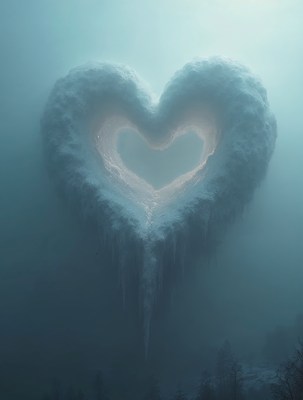 Cloud Heart Shape Underwater