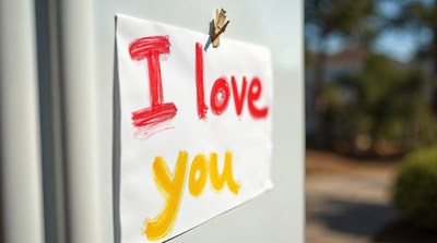 I Love You sign on wall
