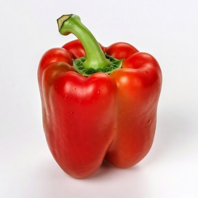 Red Bell Pepper Isolated
