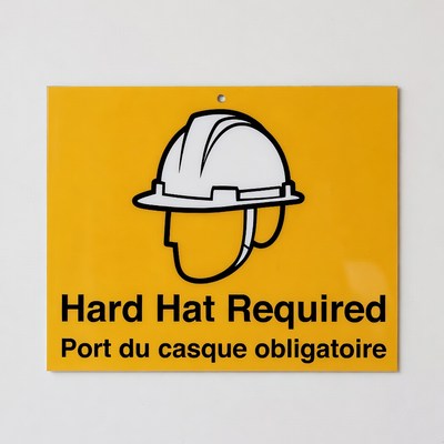 Hard Hat Required Safety Sign