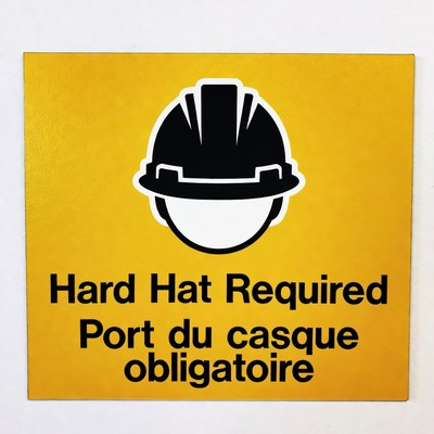 Hard Hat Required Safety Sign