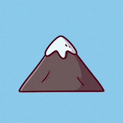 Snowy Mountain Illustration