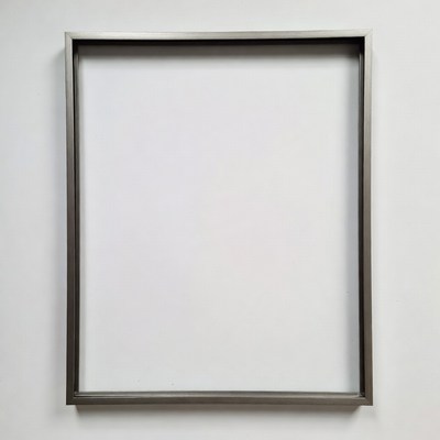 Empty Silver Picture Frame
