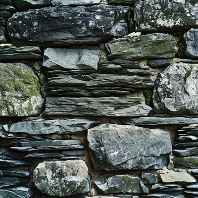 Mossy Stone Wall Texture