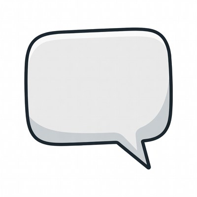 Empty Speech Bubble Illustration