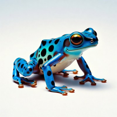 Blue poison dart frog