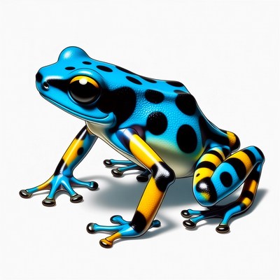 Blue poison dart frog