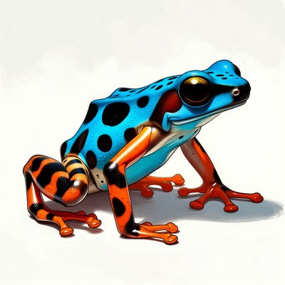 Colorful Poison Dart Frog