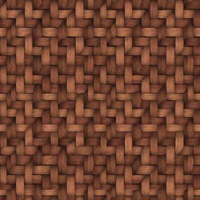 Woven Brown Wood Texture
