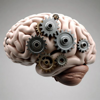 Brain with gears