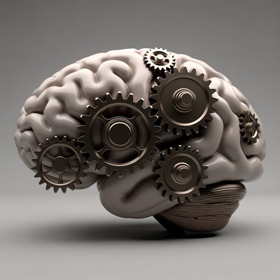 Brain with gears