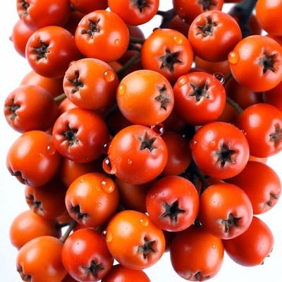 Cluster of Bright Red Berries