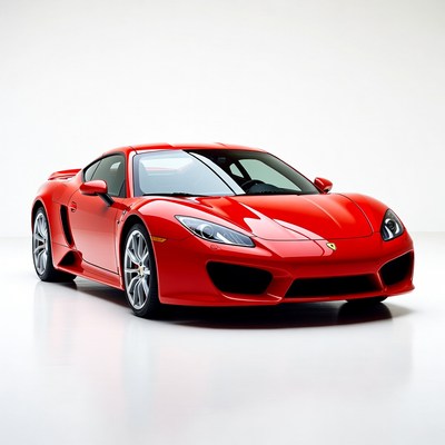 Red Ferrari 458 Italia Supercar