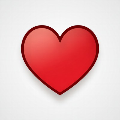 Red heart icon
