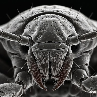 Silverfish Insect Closeup SEM