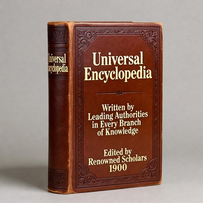 Vintage Universal Encyclopedia Book 1900