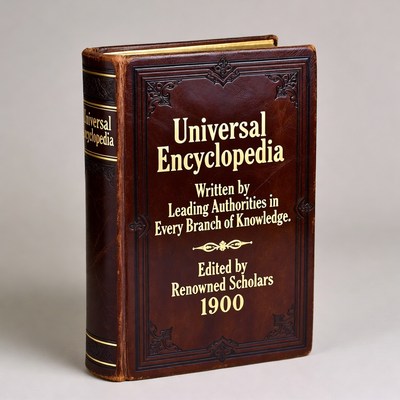 Vintage Universal Encyclopedia Book 1900