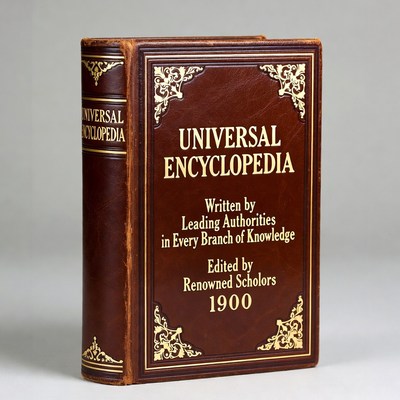 Vintage Universal Encyclopedia Book 1900