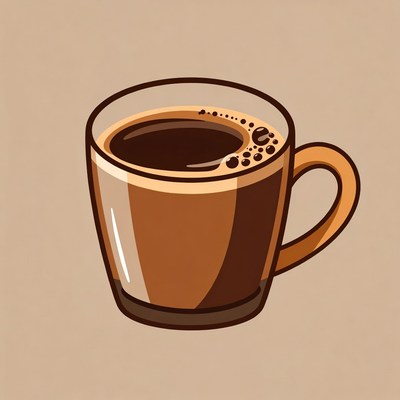 Coffee cup with foam