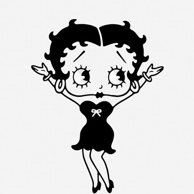 Betty Boop cartoon illustration